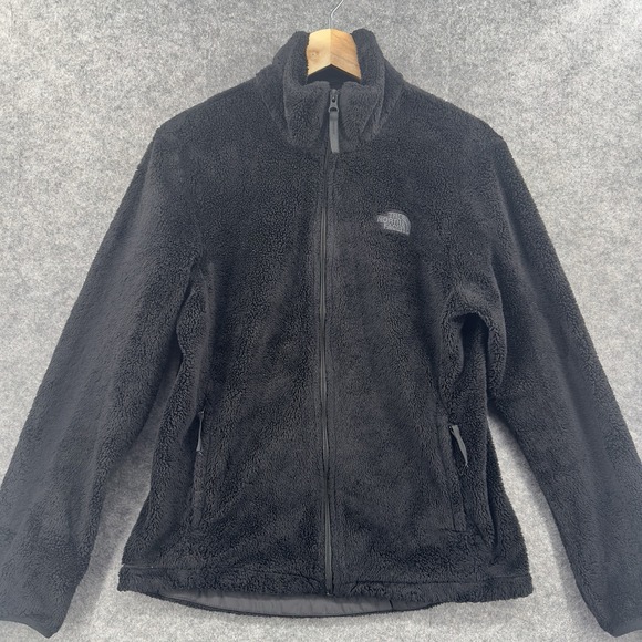 The North Face Jackets & Blazers - The North Face Osito Jacket Womens Medium Black Oso Soft Fleece Full Zipper Logo